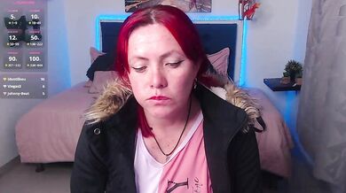 caroliin25_ - Porn Video [Cam4]: raging tremors, voluptuous décolletage, rubbing pussy