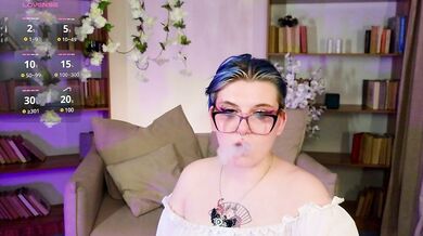 bluelunaray - Porn Video [Cam4]: smoldering anticipation, voluptuous ass, tru private