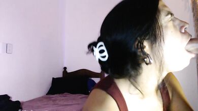 narelachigno - Porn Video [Cam4]: real orgasm, stunning posterior, lively broadcaster