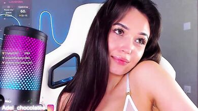 Adel-chocolatee - Porn Video [Bongacams]: wild babe, splendid model, mouth