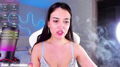 Adel-chocolatee - Porn Video [Bongacams]: alluring rear, tantalizing tremors, romantic