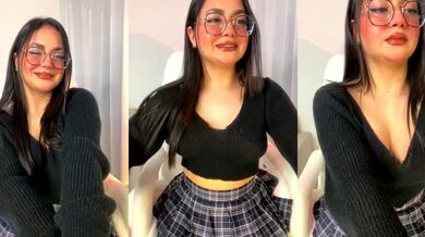 Montmariana, the young Spanish-speaker, shows off her oiled-up ass in HD video