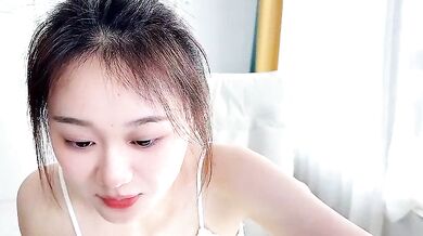 Cassie-20 gets naughty in the office - Private Asian teen with black hair teases & pleases herself for camera