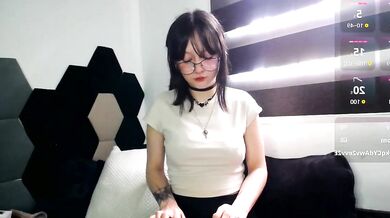 Maki Zein's petite body squirts while getting doggy-styled in tattoos-teens video