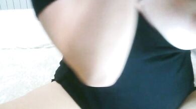 Hornymom42 shows off her curvy-white body in a hot oil-show topless-interactive-toys-fantasy