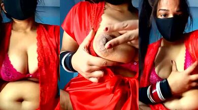 Dirty-talked Asian cam girl Mamta_18 gives you a wild dildo-or-vibrator handjob in HD