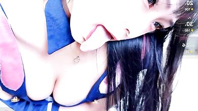 Young Asian slut 808dass gives a seductive handjob & squirts in ecstasy while getting her luxury private shower