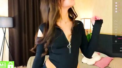 Beatrishaa's tight ass gets fingered & licked in corset & nylon lingerie - cheapest private Asian mistresses ever!