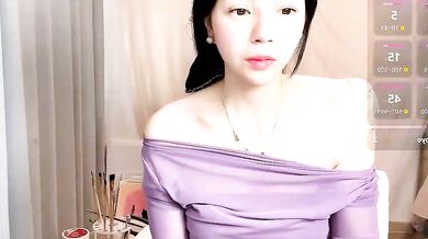 Cn-sini's romantic role-play with big tits and a squirt show - Asian fetish cam