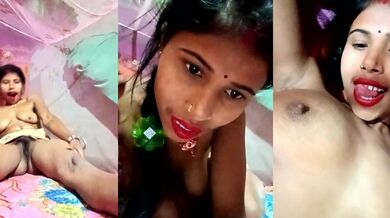 Miss_triha's tight Indian pussy gets drilled in hot upskirt action