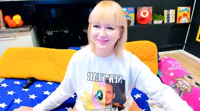 Watch FlirtyMary's big tits bounce while she rides a big white cock on cam2cam