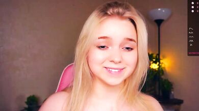 Zara creeds on her big ass in a white cosplay video with a vibrator