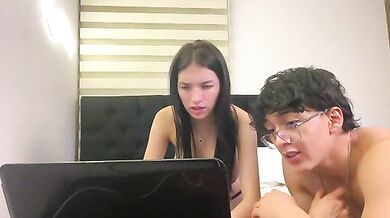 Petite Colombian Teens Get a Spanking & Deepthroating in a Cheap Private Session with DesireLuxe