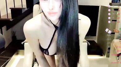 Interactive brunette Irene's biggest assets: a big-ass-asian luxury private's best asian-young, naked, and jerk