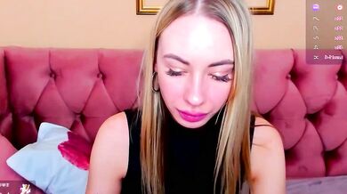 Diana_Garrett's Roleplay: Young blonde humiliates herself with dildo & vibrator