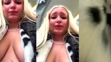 Watch Milkyy_wway's big tits flash while she gives a hot, wet, and dirty handjob to her man