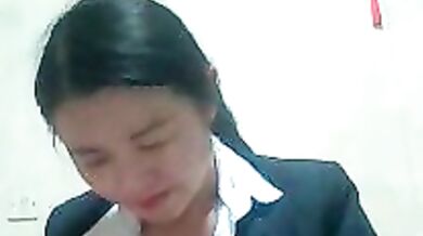 Watch as CD1998 dominates in office with her hairy ass & big tits, pegging her ass with a vibrator while flashing her ass on cam