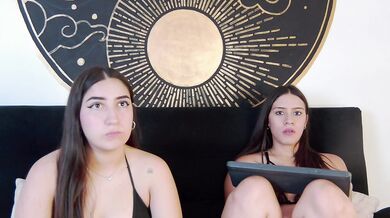 kinkyzoeandema - Porn Video [Bongacams]: luscious glutes, splendid seductress, bewitching goddess