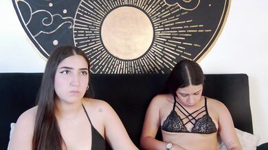 kinkyzoeandema - Porn Video [Bongacams]: luscious glutes, splendid seductress, bewitching goddess