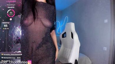 Adel-chocolatee - Porn Video [Bongacams]: stunning posterior, voluptuous porn slut, engaging host
