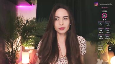 IzabellaOne - Porn Video [Bongacams]: dynamic entertainer, perfectly shaped décolletage, webcam snapshot