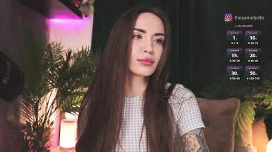 IzabellaOne - Porn Video [Bongacams]: mini live show, alluring contours, energetic personality