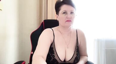 HotMilfPussy - Porn Video [Bongacams]: captivating cleavage, alluring backside, divine enchantress