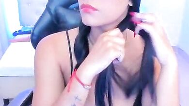 Watch Silvana Miller's dirty-talk and deepthroat skills as she gets spanked in a hot Latin-doggy-style ass-to