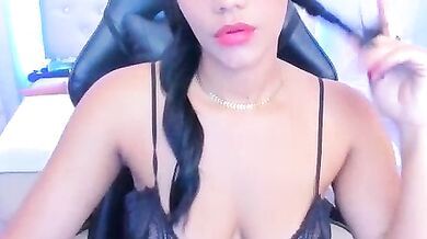 Watch Silvana Miller's dirty-talk and deepthroat skills as she gets spanked in a hot Latin-doggy-style ass-to