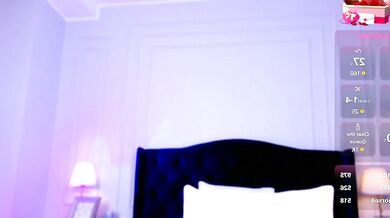 SophieAnn's tight ass flashes while she flashes her massive tits in a middle-priced private show