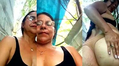 Luciana-Dirty's private video: Nude Leaks: A Nude Mature Blonde Gets Her Shaven Pussy Fingered