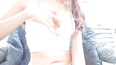 Misa_Rose gets her petite Asian ass spanked & fingered in doggy-style cam2cam