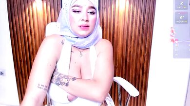 Kithana Jazmin's camel toe dildo makes her deepthroat like a pro!