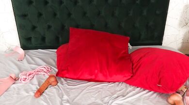Petite Latina Dalia Cruz gets down & dirty with her best friend in a hot, horny roleplay