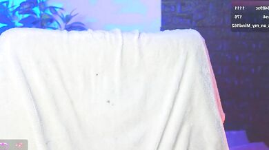 Loren Rosse's big tits and young tattoos twerk while she gets a hard spanking in the shower