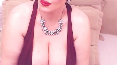 Rebecca Noble's hottest striptease and blowjob action with her favorite toys