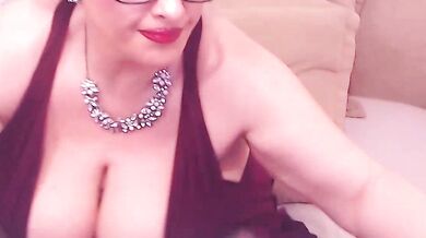 Rebecca Noble's hottest striptease and blowjob action with her favorite toys