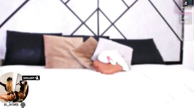 Natasha_Smith09's petite frame twerks and gets creampied in white doggy-style by machine