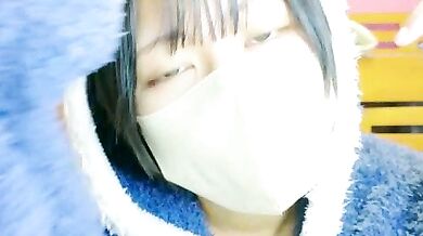 Interactive Asian BBW Lovense's Shaven Tiny Tits Talk Dirty & Get Pounded by Her BF's Cam