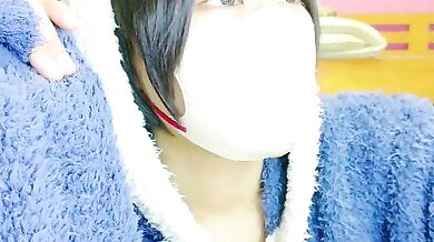 Interactive Asian BBW Lovense's Shaven Tiny Tits Talk Dirty & Get Pounded by Her BF's Cam