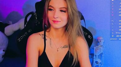 Watch Saillise's Russian blondes role-play in a wild erotic striptease with big tits and shaved pussy