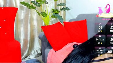 Sofi David's tight camel toe yoga session ends with a massive dildo and vibrator in her tight ass