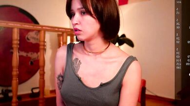 Watch Ms. Dira get naughty in public while showing off her naked body