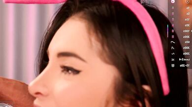 Naughty teen babe in uniform indulges in a massive solo session on Chaturbate