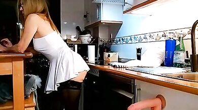 Sexy blonde wiana gets a rough spanking & big cumshot in her ass