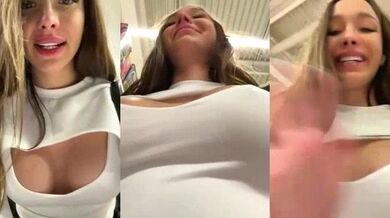 Barbiehumpxxx flaunts her massive tits and tight ass in wild dildo-or-vibrator-deepthroat action with a horny