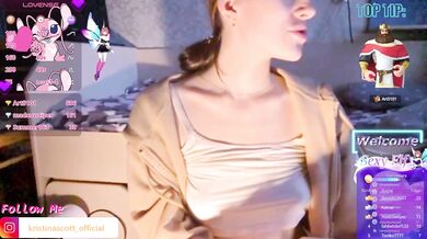 KristinaScott - Porn Video [Bongacams]: tantalizing chemistry, sculpted beauty, lovely booty