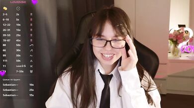 Businkaa - Porn Video [Bongacams]: captivating cam slut, naked behind, popular internet personality