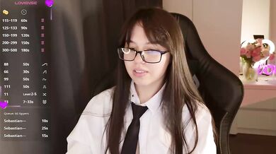 Businkaa - Porn Video [Bongacams]: captivating cam slut, naked behind, popular internet personality