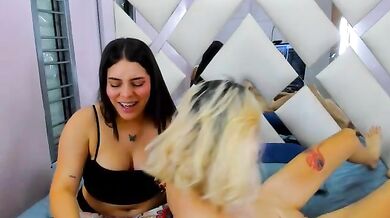 NathyAndEmily - Porn Video [Bongacams]: horny, fiery gasps, sexy sister